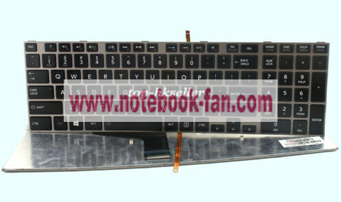 US Keyboard Toshiba S50 S50D S50t With Frame Backlit Notebook